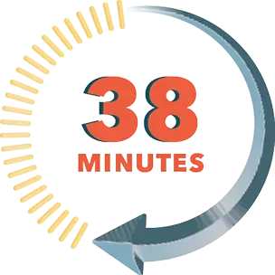 38 minutes